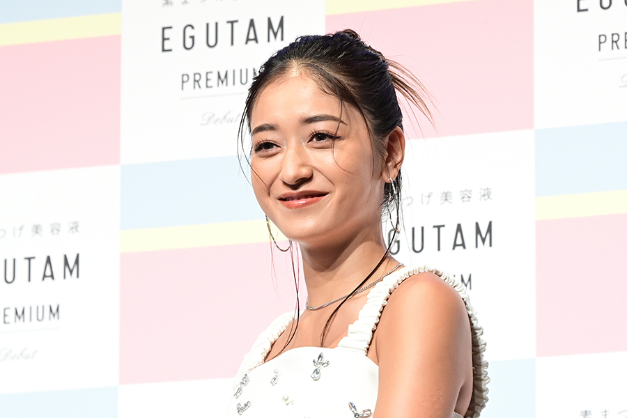 新作発表会に登場した池田美優【写真：ENCOUNT編集部】