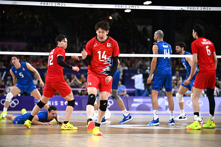 パリ五輪・男子バレーボール【写真：ロイター】