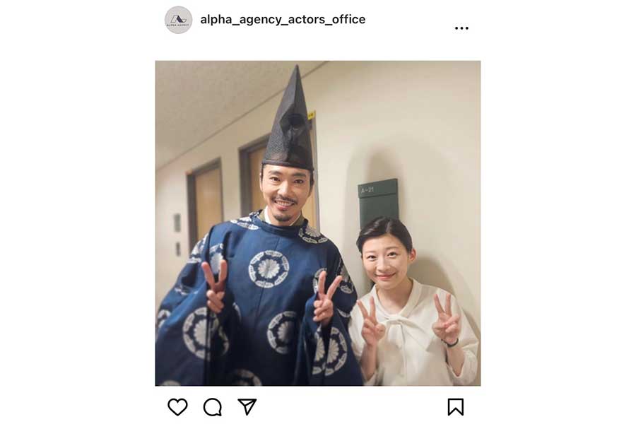 アルファエージェンシーの実際の投稿【写真：インスタグラム（@alpha_agency_actors_office）より】