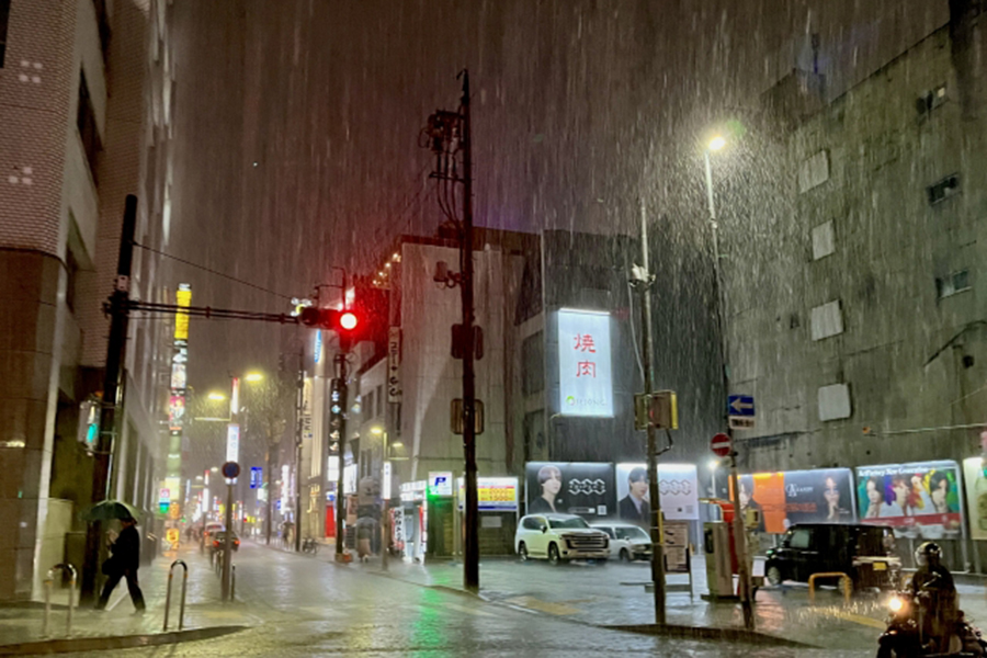 ゲリラ豪雨が都内で発生（写真はイメージ）【写真：写真AC】