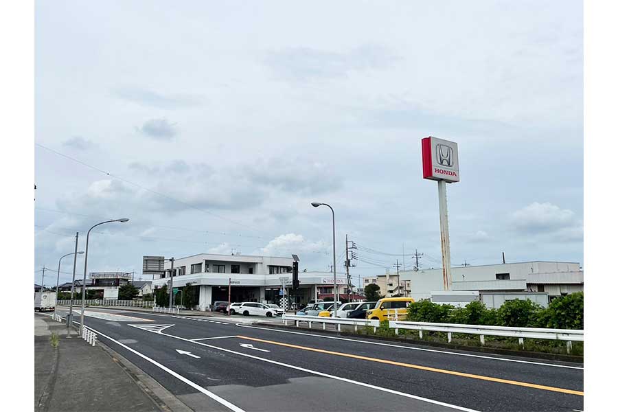 栃木・大田原市のホンダカーズ野崎【写真：ENCOUNT編集部】