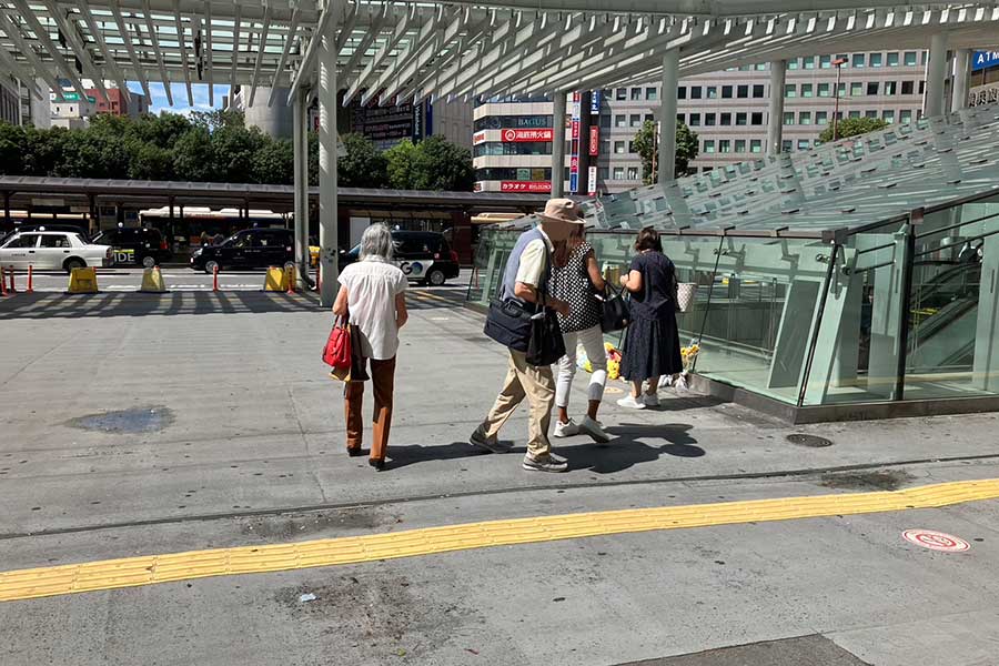 転落巻き添え死の事故が発生した横浜駅の現場【写真：ENCOUNT編集部】