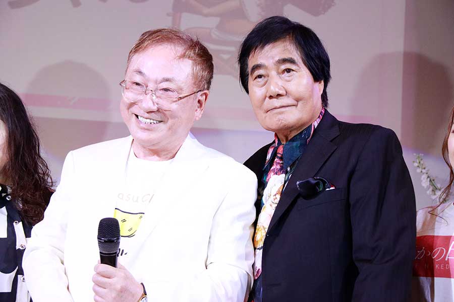 イベントに出席した高須克弥院長（左）と村西とおる監督【写真：ENCOUNT編集部】