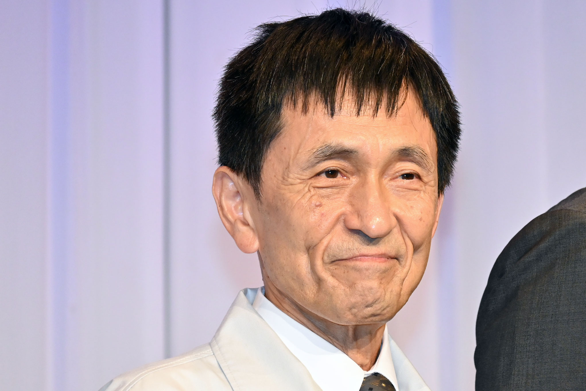 制作発表会見に登場した徳井優【写真：ENCOUNT編集部】