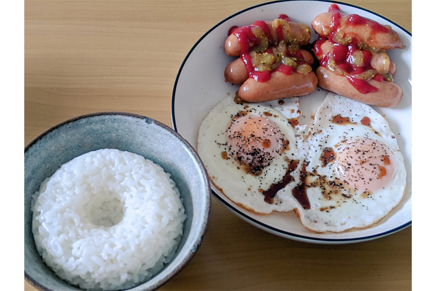 お手軽朝食がまさかの万バズ【写真：本人提供】