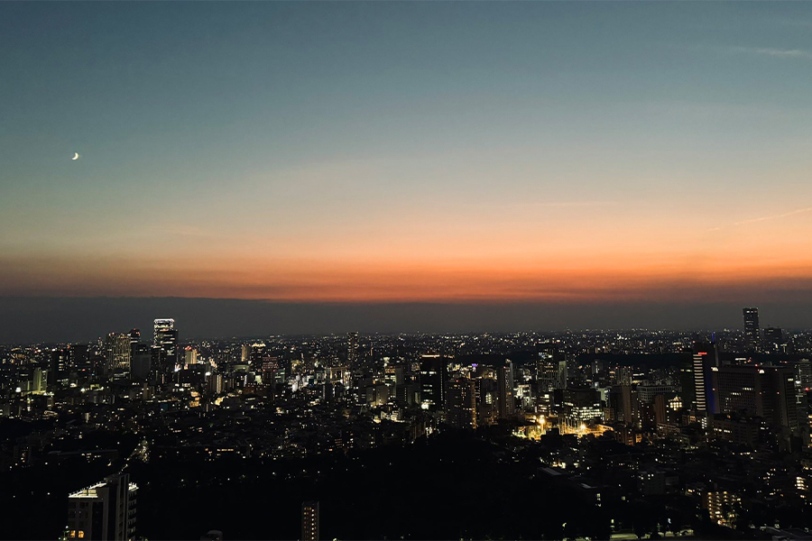 お別れとなったタワマンからの眺め【写真：本人提供】