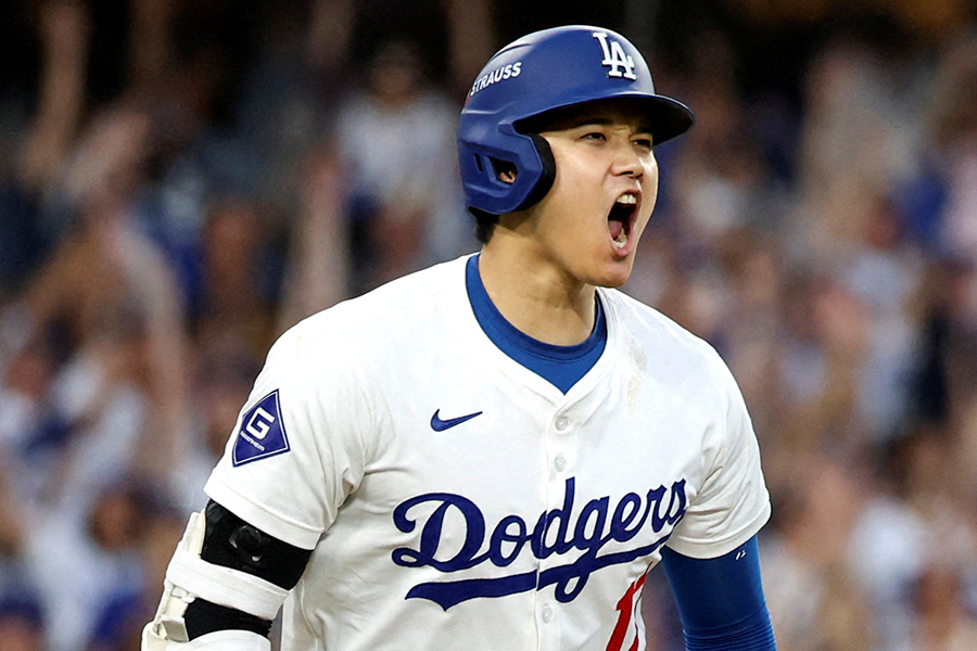 ドジャースの大谷翔平【写真：ロイター】