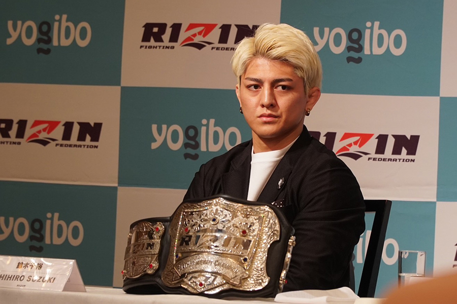 【RIZIN】鈴木千裕、大みそかでの防衛戦に「夢が叶った」　王者として成長「覚悟が決まりました」