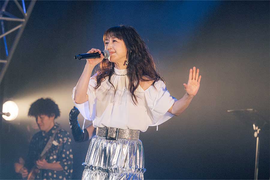 「ママホリ2024」に出演した相田翔子【写真：橋本涼太】