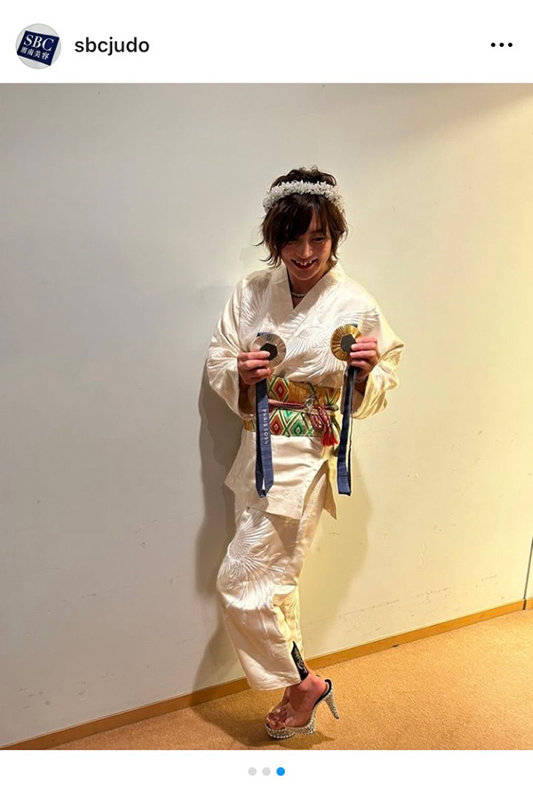 SBC湘南美容クリニック柔道部の実際の投稿【写真：インスタグラム（＠sbcjudo）より】