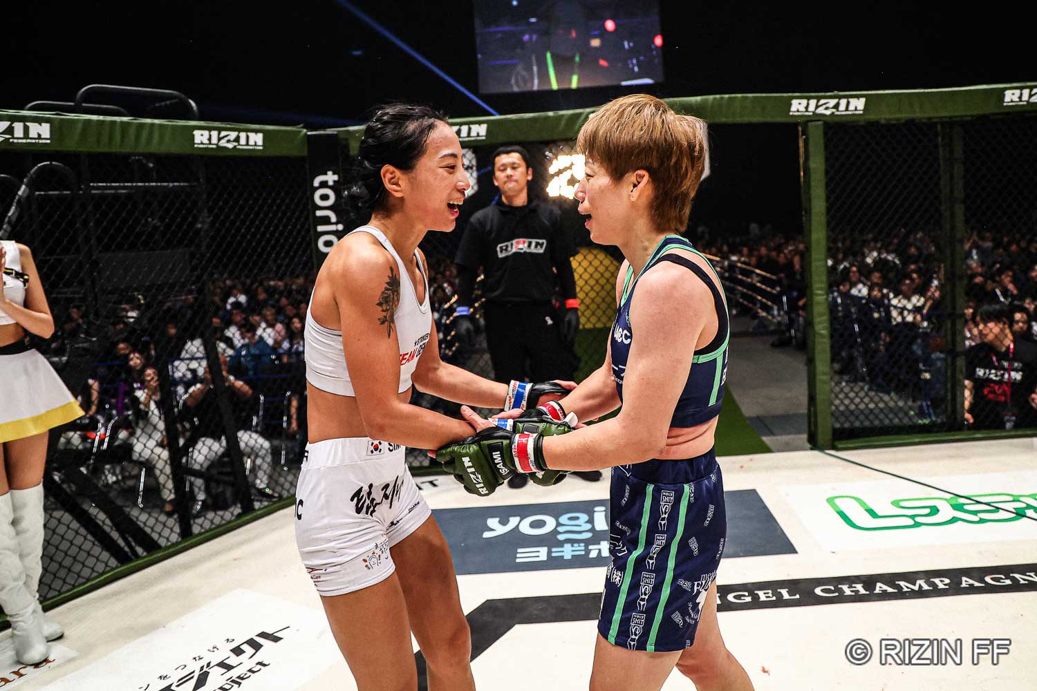 【RIZIN】2年4か月ぶり復帰の浜崎朱加、“韓流美女”シン・ユリに一本勝ち　復活の42歳「またこれから盛り上げて」