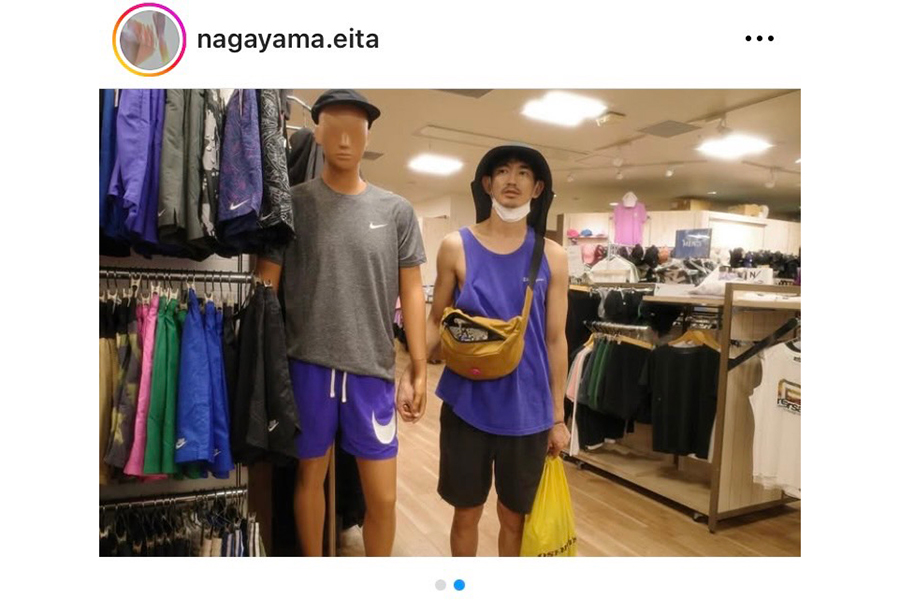 永山瑛太の実際の投稿【写真：インスタグラム（＠nagayama.eita）より】