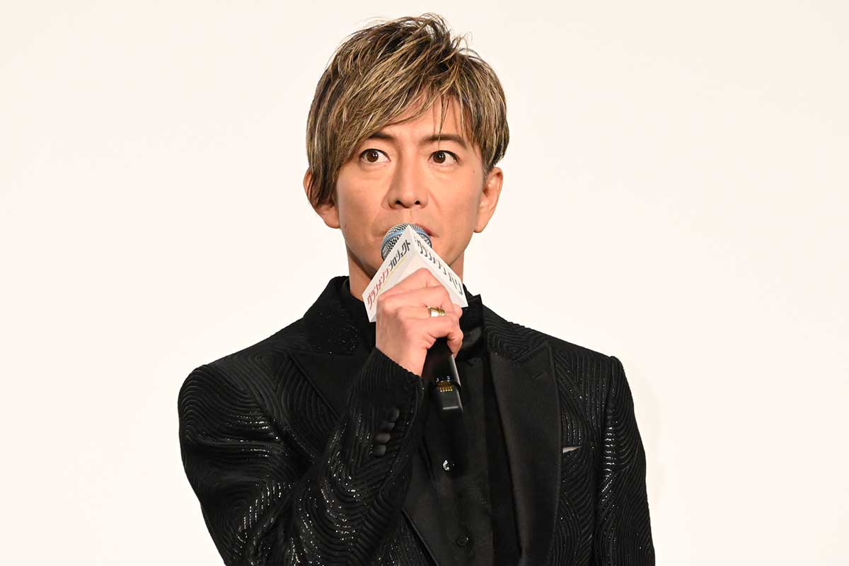 先行上映会に出席した木村拓哉【写真：ENCOUNT編集部】