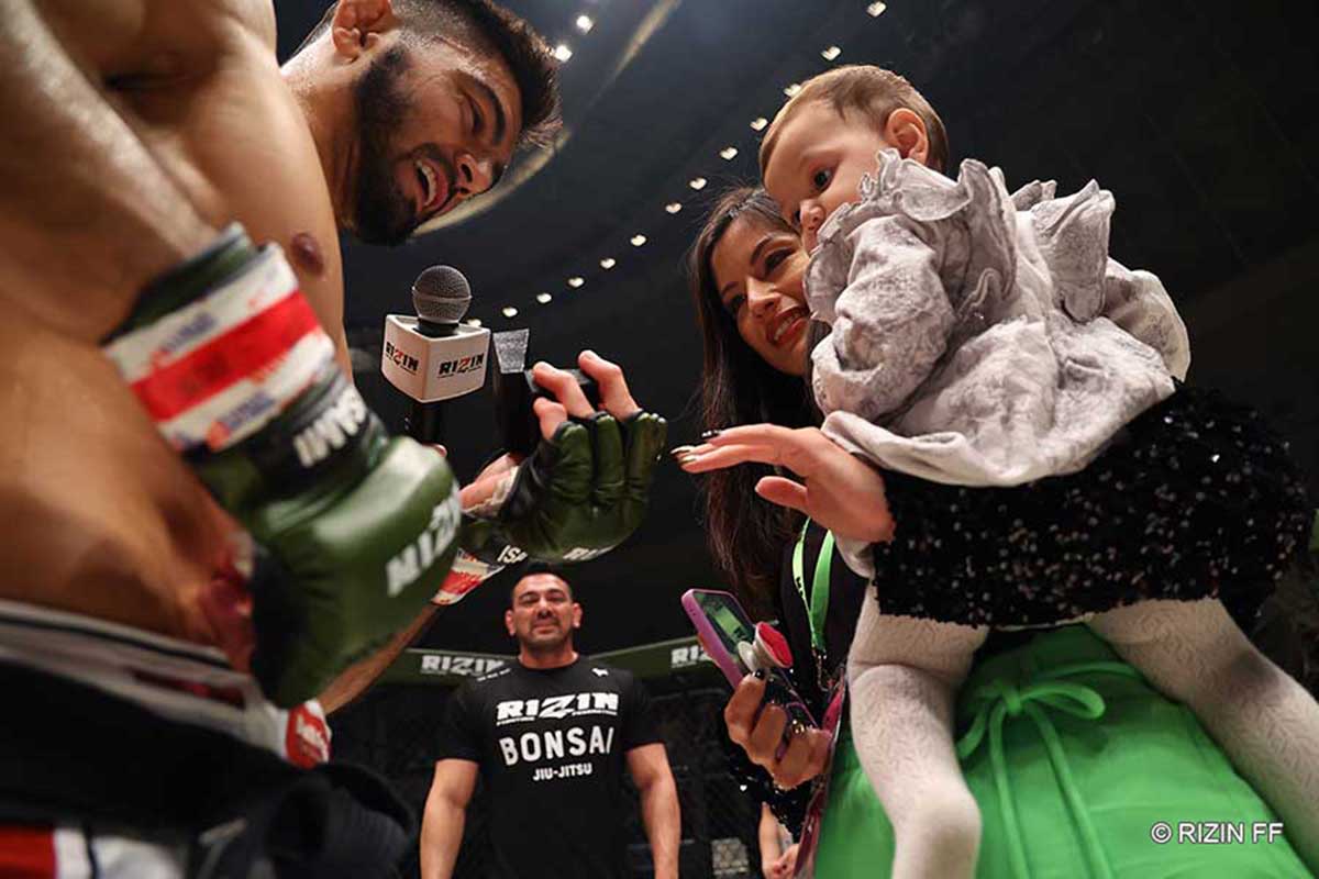 家族も心の支えになっている【写真：(C)RIZIN FF】