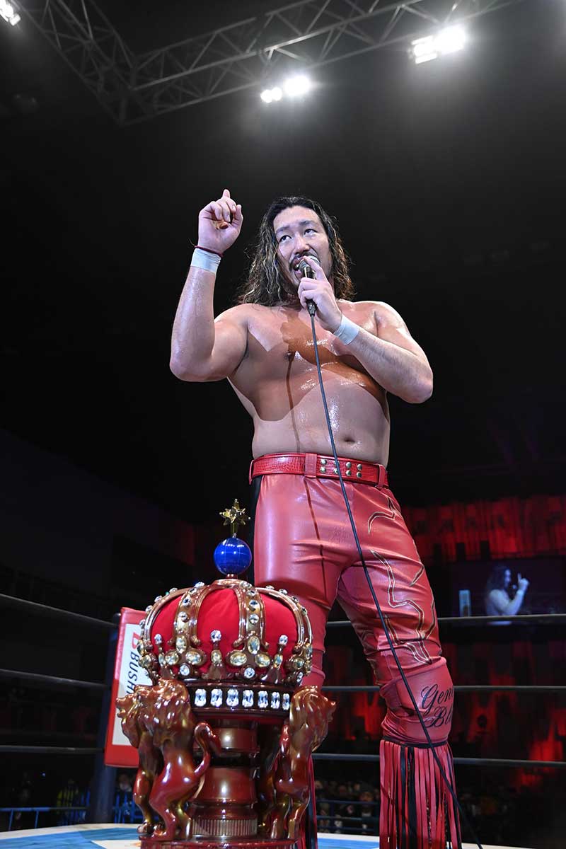 NEW JAPAN CUPを制した辻陽太【写真：(C)新日本プロレス 】