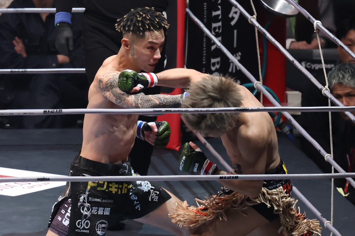 【RIZIN】篠塚辰樹が“ほぼ左一本”で野田蒼を1RKO、圧倒的な差にネット「そら勝つよ」「レベチ具合いい」