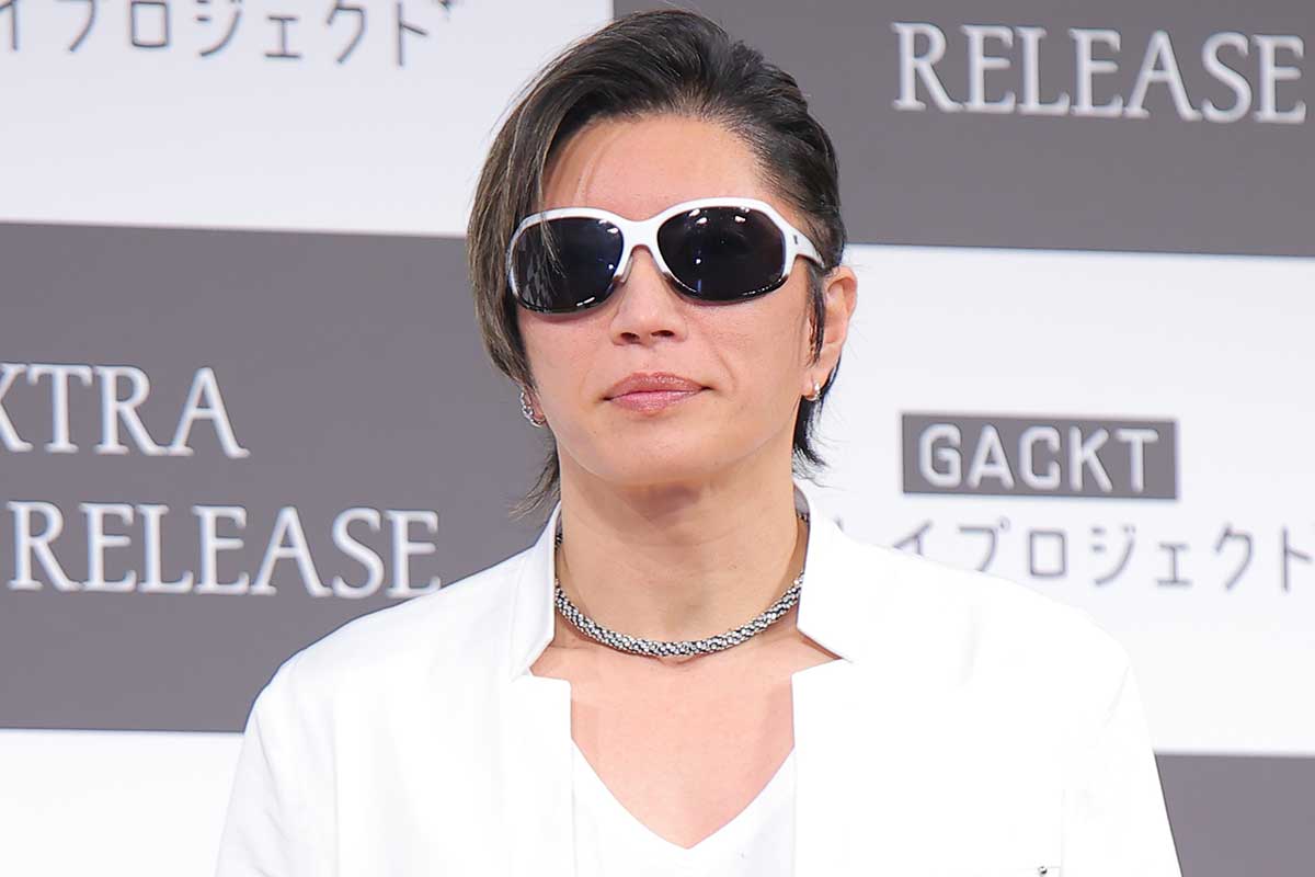 GACKT【写真：ENCOUNT編集部】