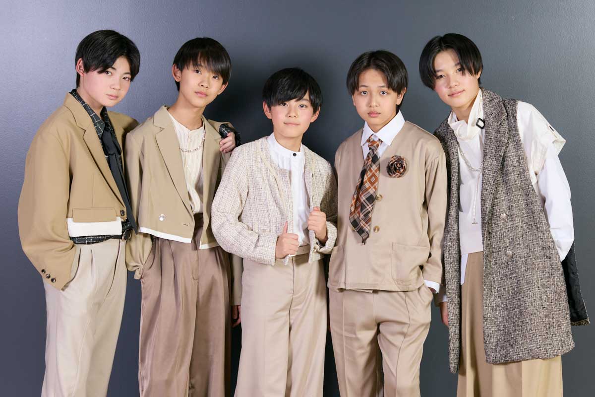 TOBE所属の5人組wink first、平均年齢12.6歳が明かしたプロ意識＆社長からの金言　「目標は東京ドーム単独公演」