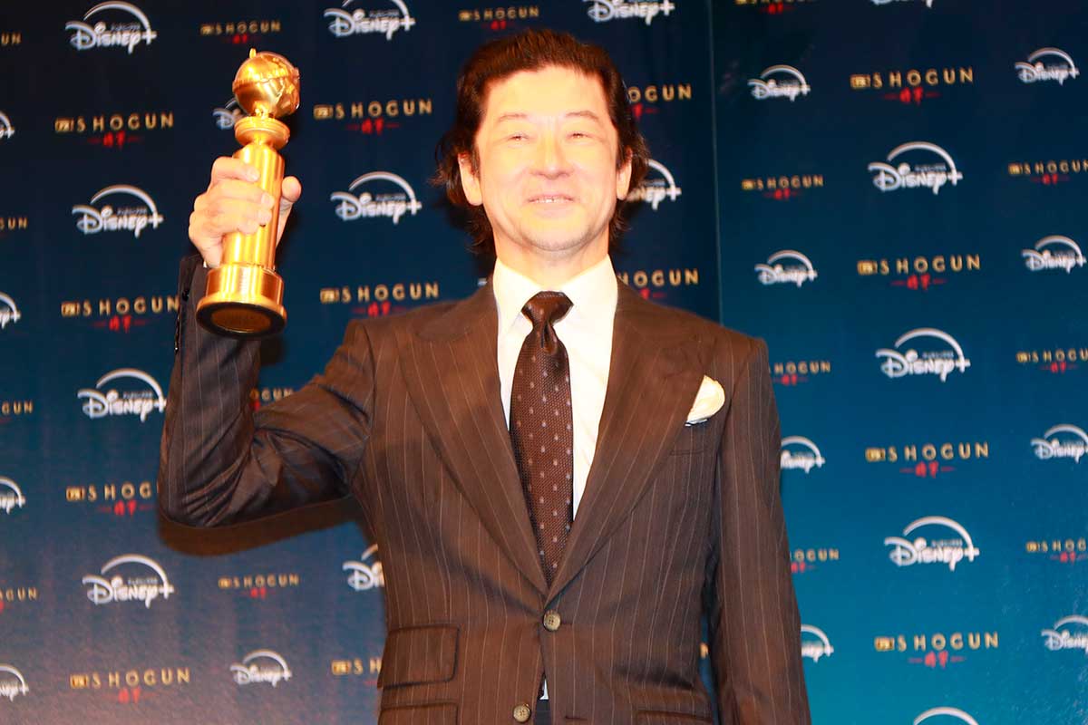 浅野忠信、ゴールデングローブ賞で日本人初の快挙も憧れのハリソン・フォードに“陳謝”「すいません」