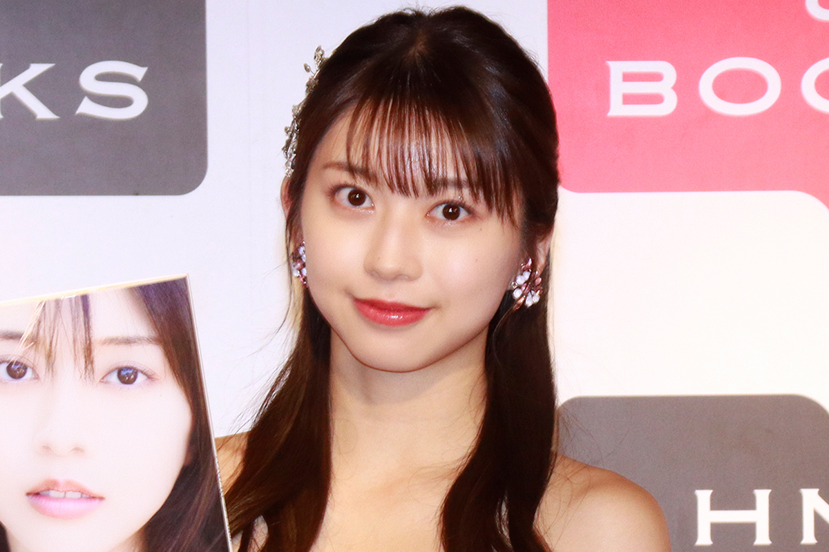 発売記念イベントに登場したモーニング娘。'25の牧野真莉愛【写真：ENCOUNT編集部】