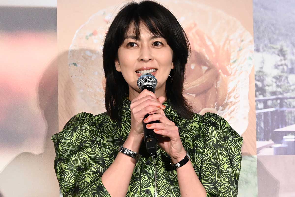 松たか子、上映後の舞台あいさつで松村北斗ととぼけたトーク「がっかりしていませんか？」