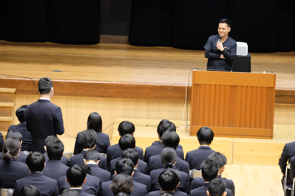 高校3年生250人に向けて実施された【写真：提供写真】