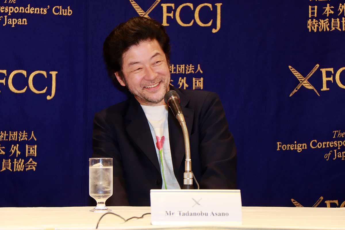 映画『レイブンズ』日本外国特派員記者試写会 Q＆Aに出席した浅野忠信【写真：ENCOUNT編集部】