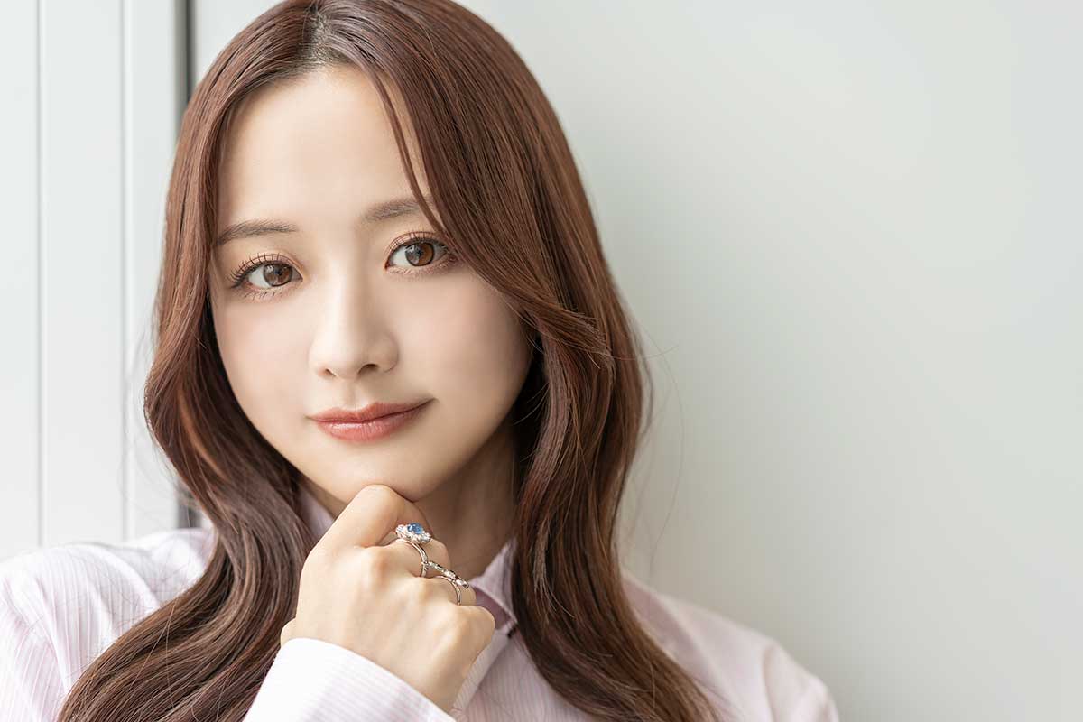 「年下童貞くんに翻弄されてます」で29歳のヒロインを演じる森香澄【写真:増田美咲】