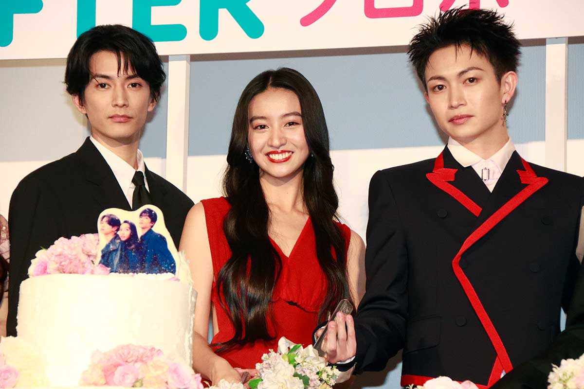 『女神降臨 After プロポーズ編』初日舞台あいさつが行われた【写真:ENCOUNT編集部】