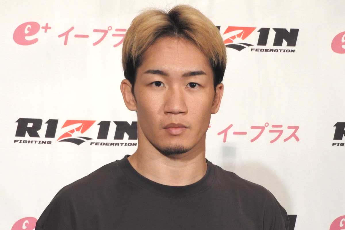 試合前記者会見に登場した朝倉未来【写真:ENCOUNT編集部】