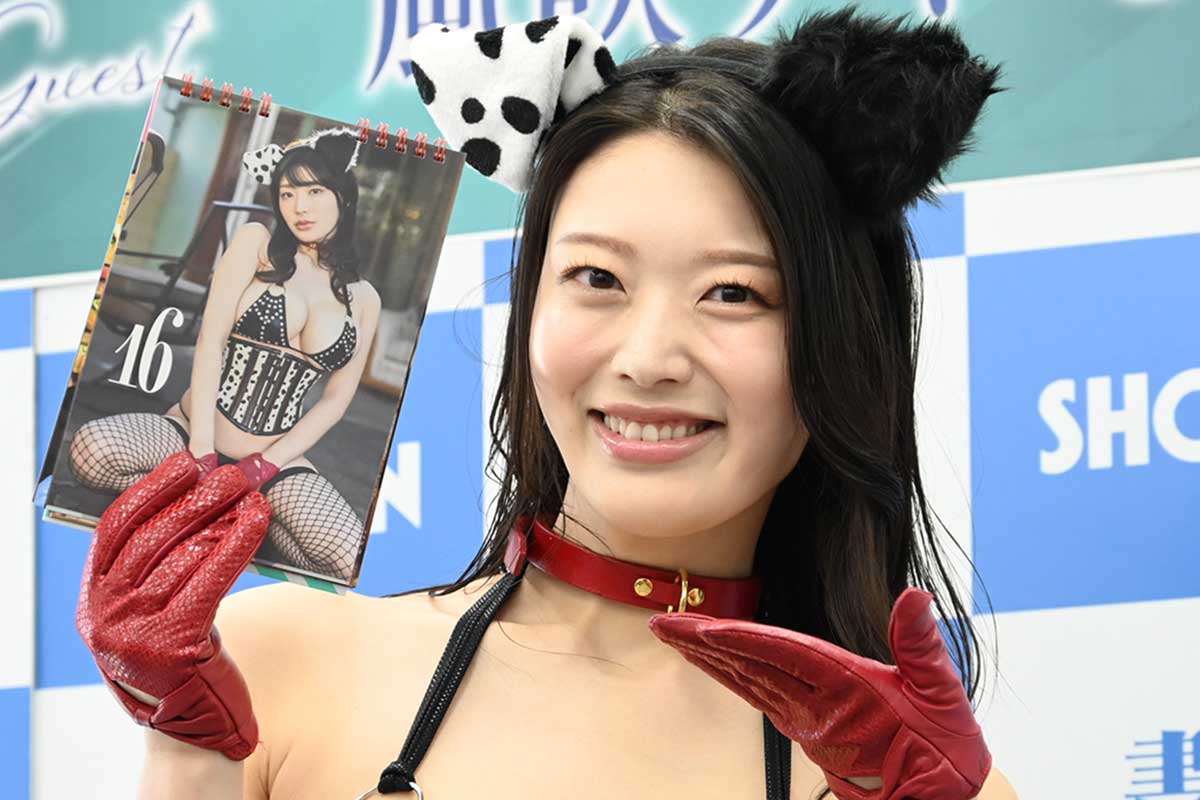 イベントに出席した風吹ケイ【写真:ENCOUNT編集部】