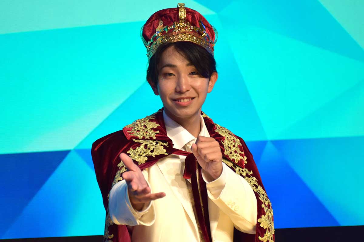 初代Mr.TROTに選ばれた島憂樹【写真:ENCOUNT編集部】