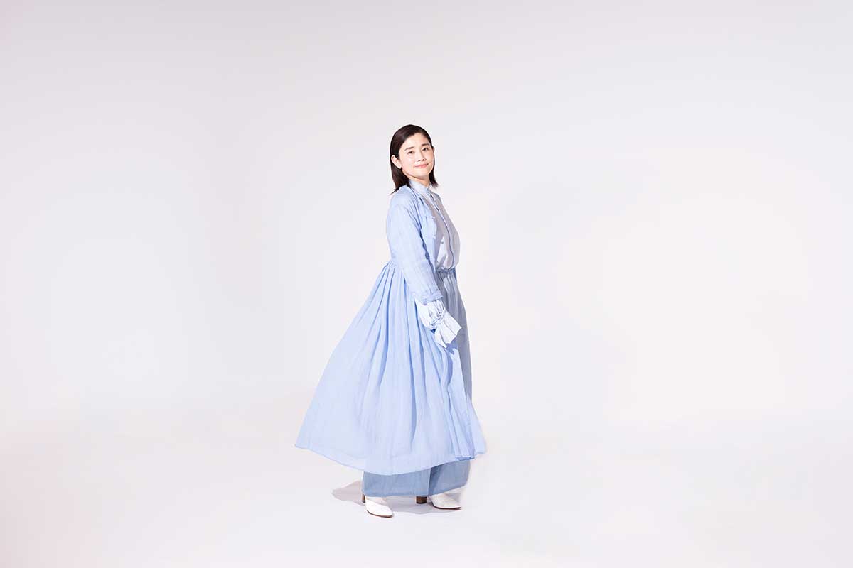 「今、すごく作品に恵まれていて、本当に幸せなんです」と語った【写真:増田美咲】