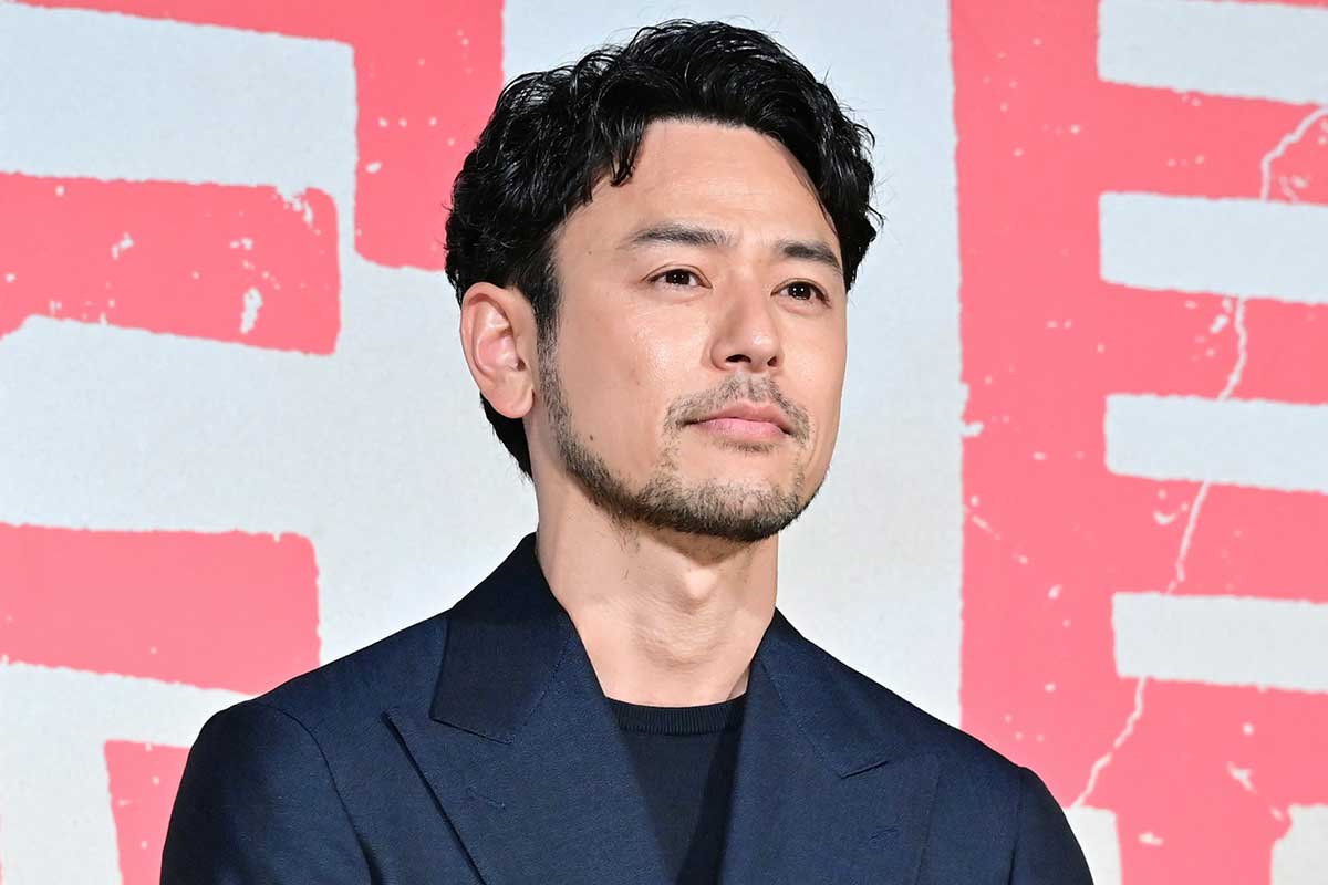 完成報告会見に出席した妻夫木聡【写真:ENCOUNT編集部】