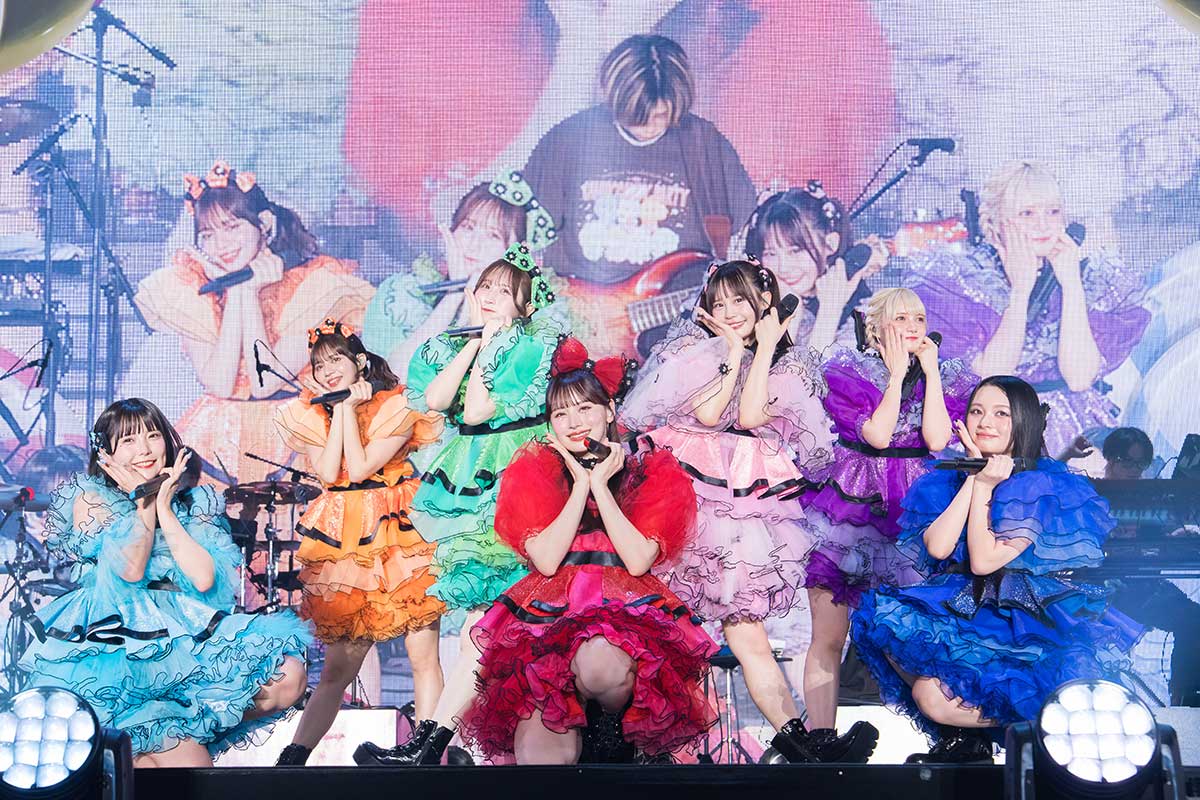 2周年記念ライブを開催したCANDY TUNE【写真:ヨシモリユウナ】