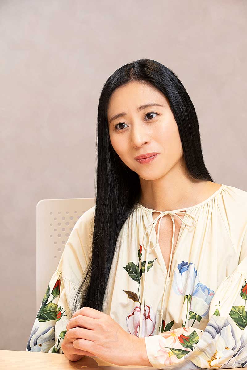 インタビューに応じた三浦瑠麗さん【写真:當麻結菜】