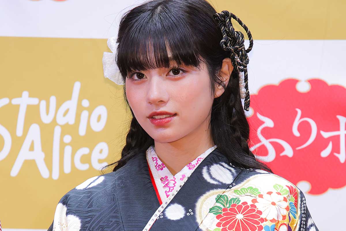 イベントに出席した向井怜衣【写真:ENCOUNT編集部】