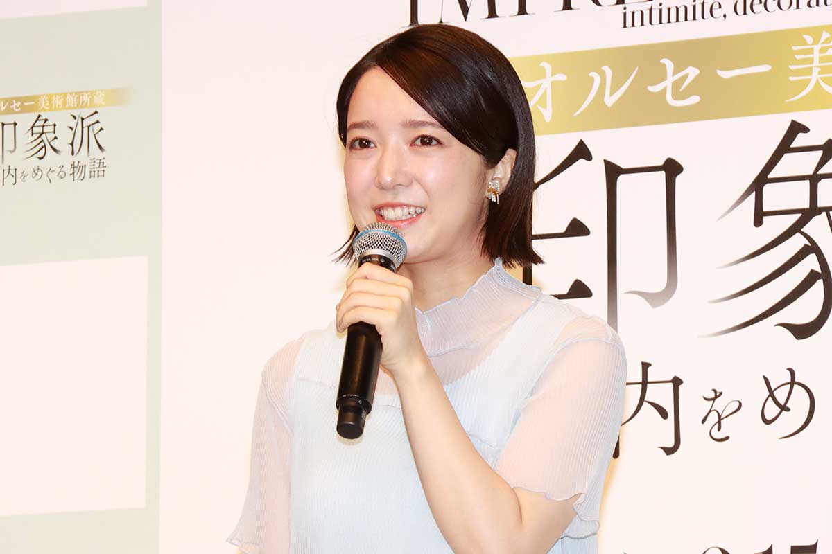 記者発表会に登壇した上白石萌音【写真:ENCOUNT編集部】