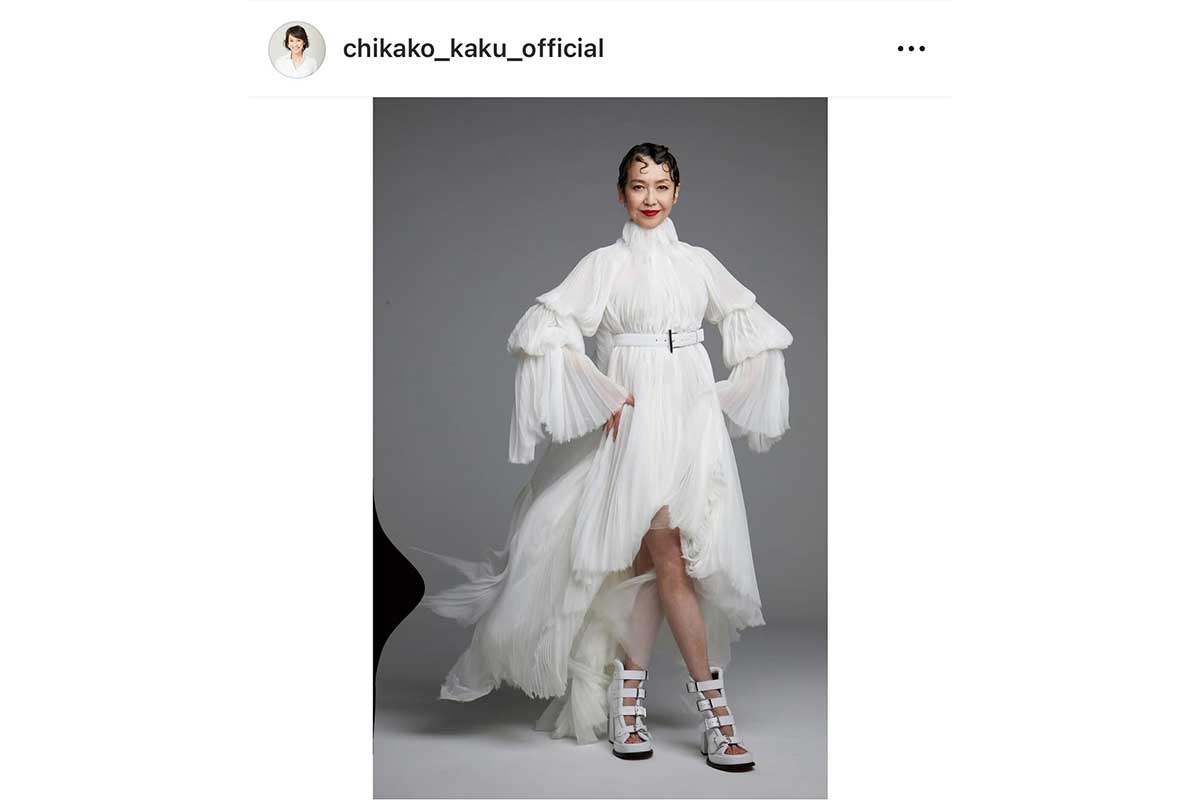 賀来千香子の実際の投稿【写真:インスタグラム(@chikako_kaku_official)より】