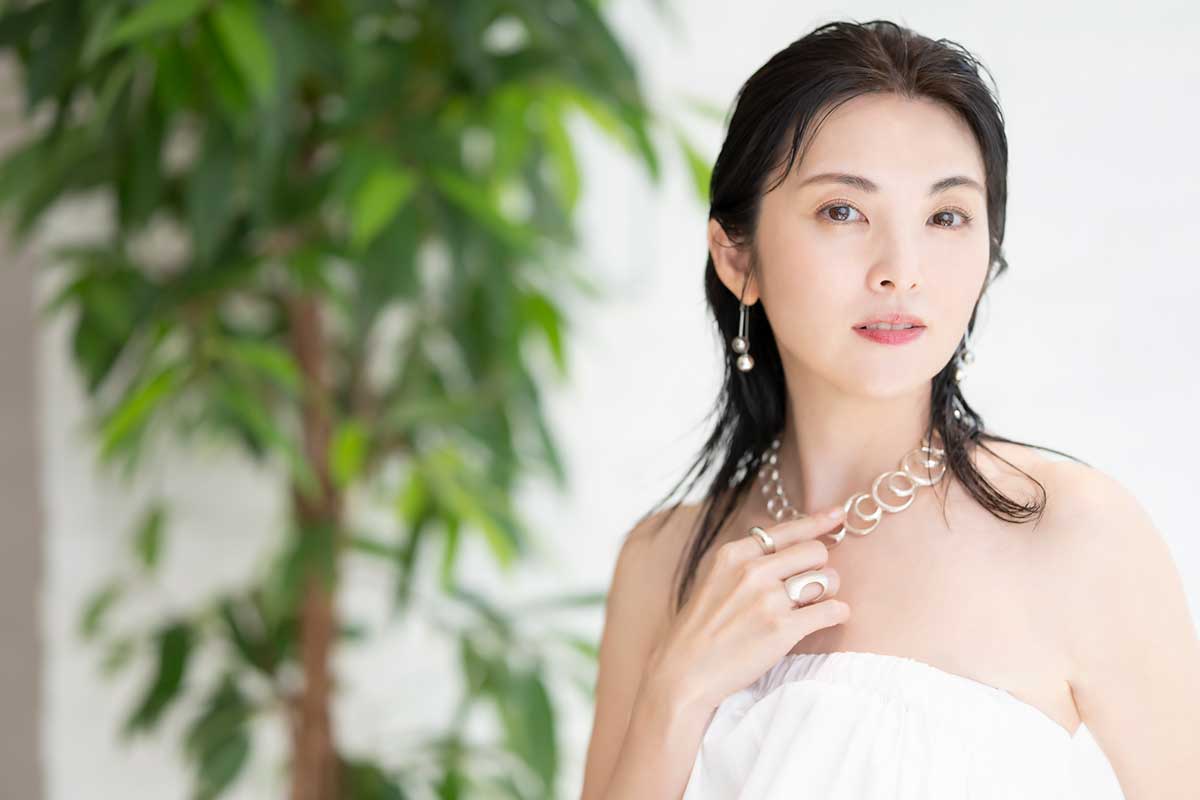 インタビューに応じた田中麗奈【写真:藤岡雅樹】