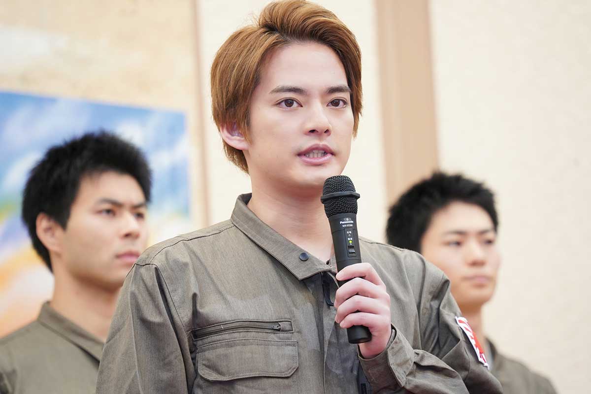 製作発表に出席した中山優馬【写真:ENCOUNT編集部】