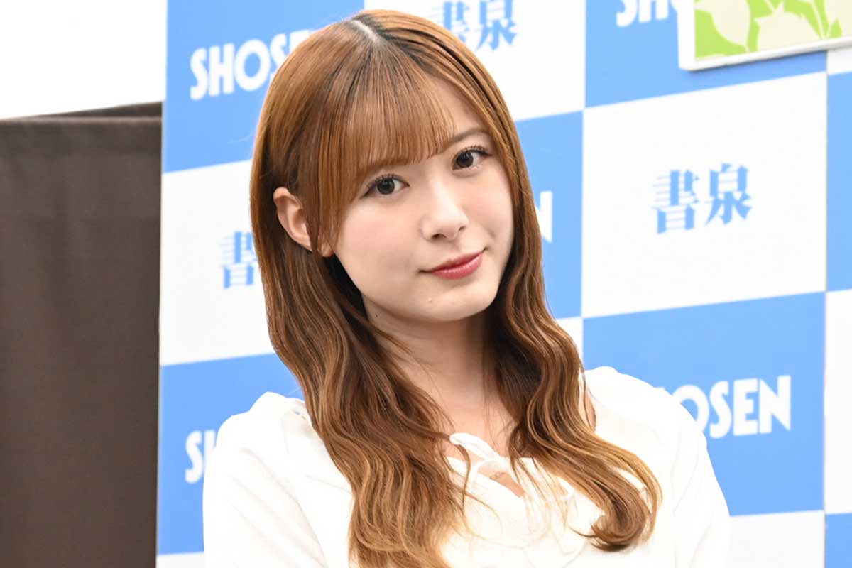 発売記念イベント取材会に出席した生田衣梨奈【写真:ENCOUNT編集部】