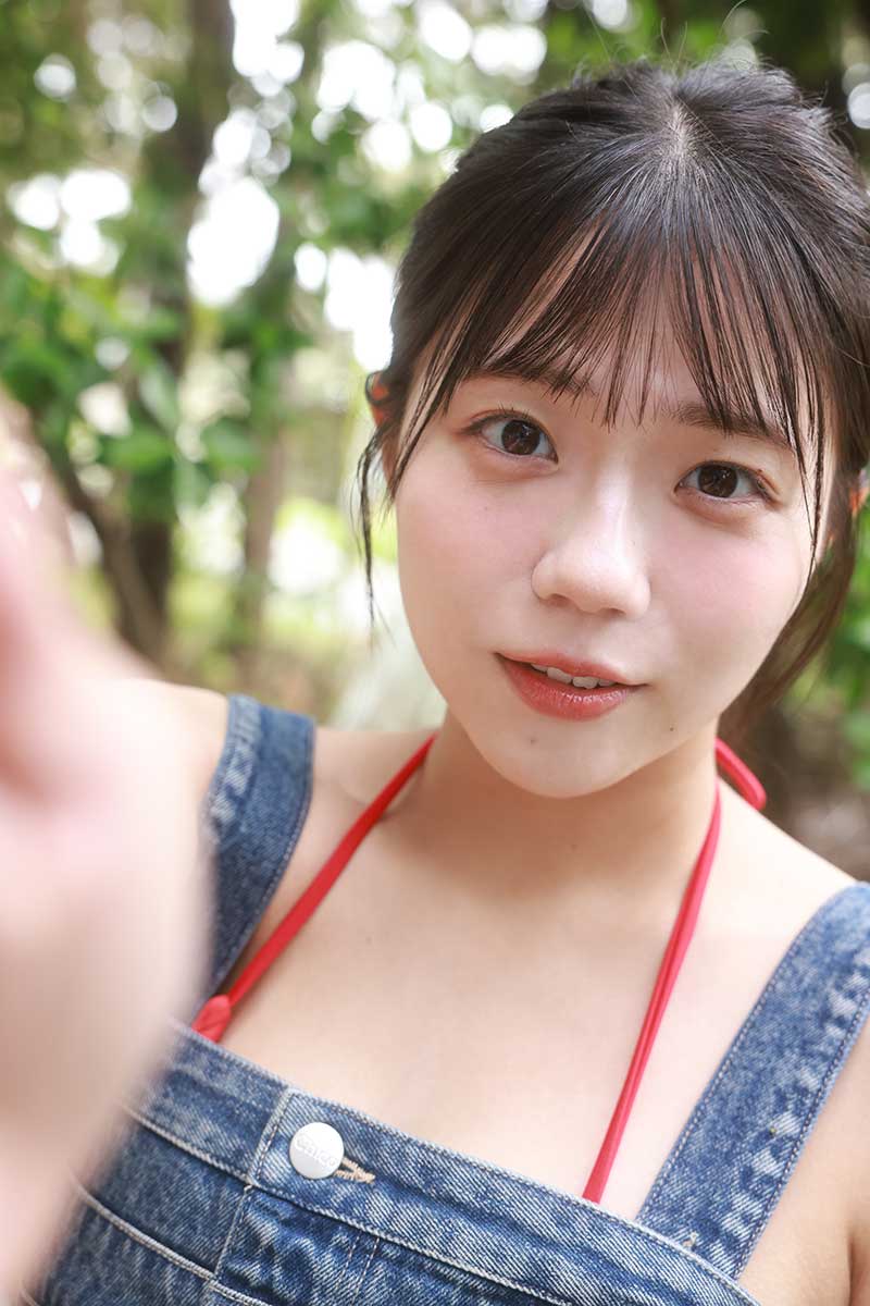 週刊誌初表紙&巻頭グラビアに挑戦したSTU48の工藤理子【写真:中山雅文(C)KOBUNSHA】