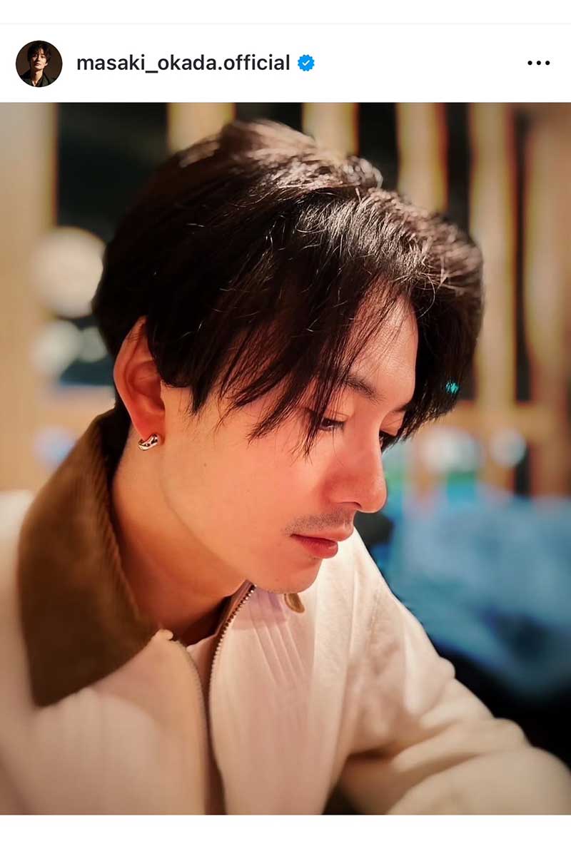 岡田将生【写真:インスタグラム(@ masaki_okada.official)より】