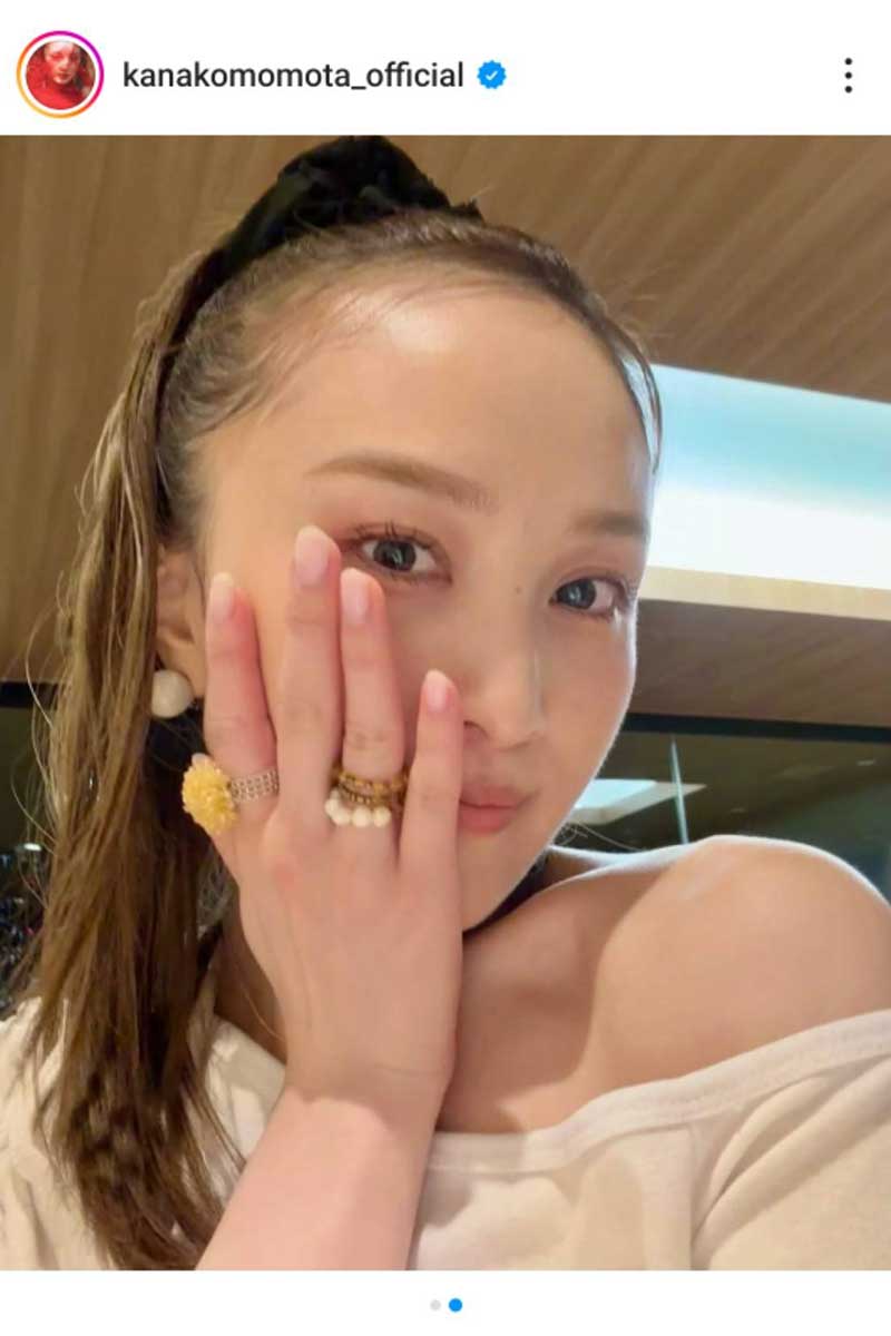 百田夏菜子の実際の投稿【写真:インスタグラム(@kanakomomota_official)より】