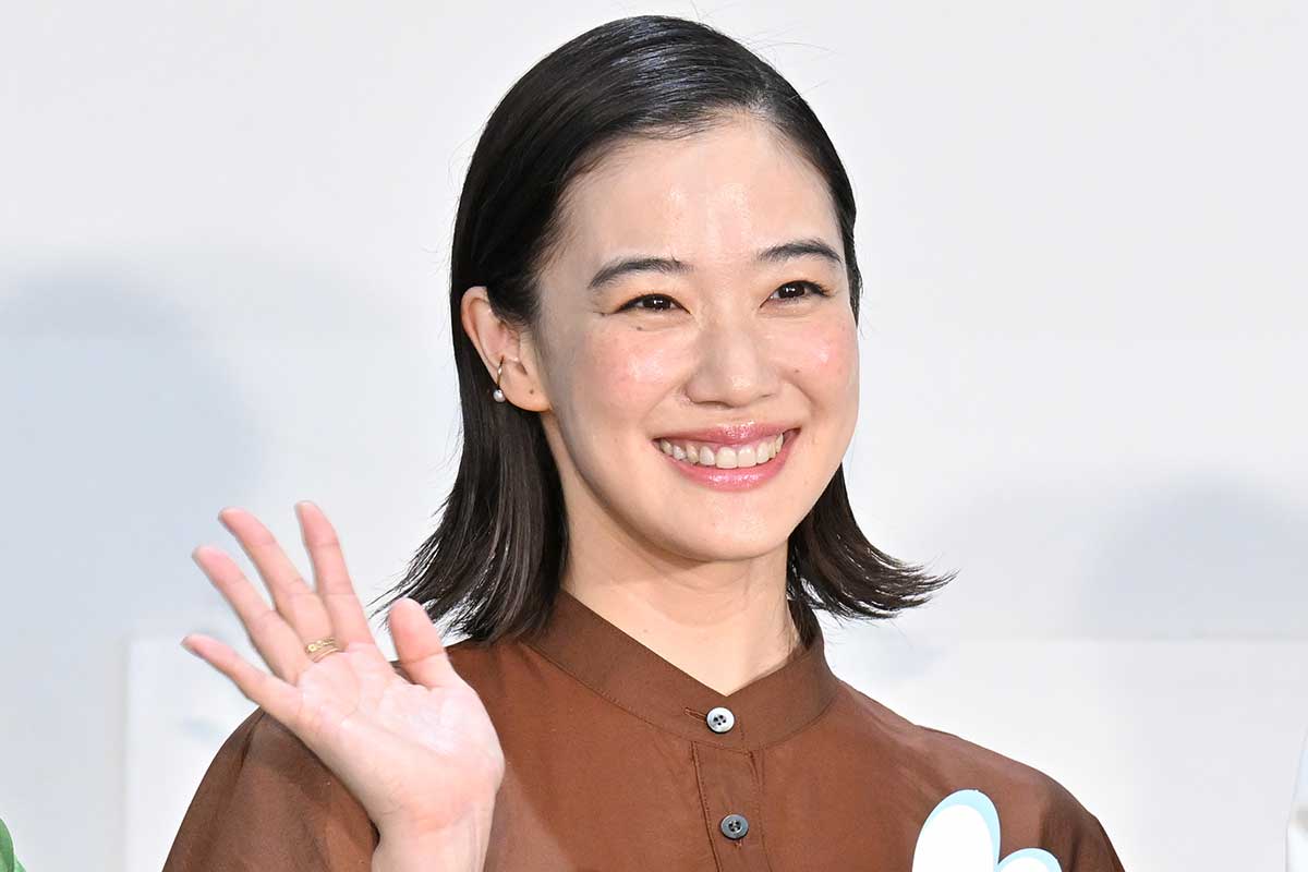 イベントに登場した蒼井優【写真:ENCOUNT編集部】