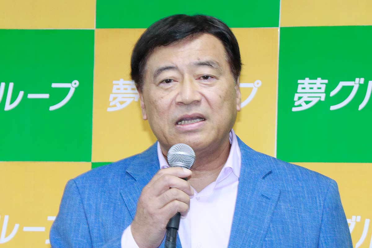 会見を開いた石田重廣氏【写真:ENCOUNT編集部】