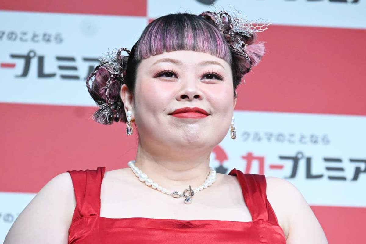 新CM発表会に出席した渡辺直美【写真:ENCOUNT編集部】