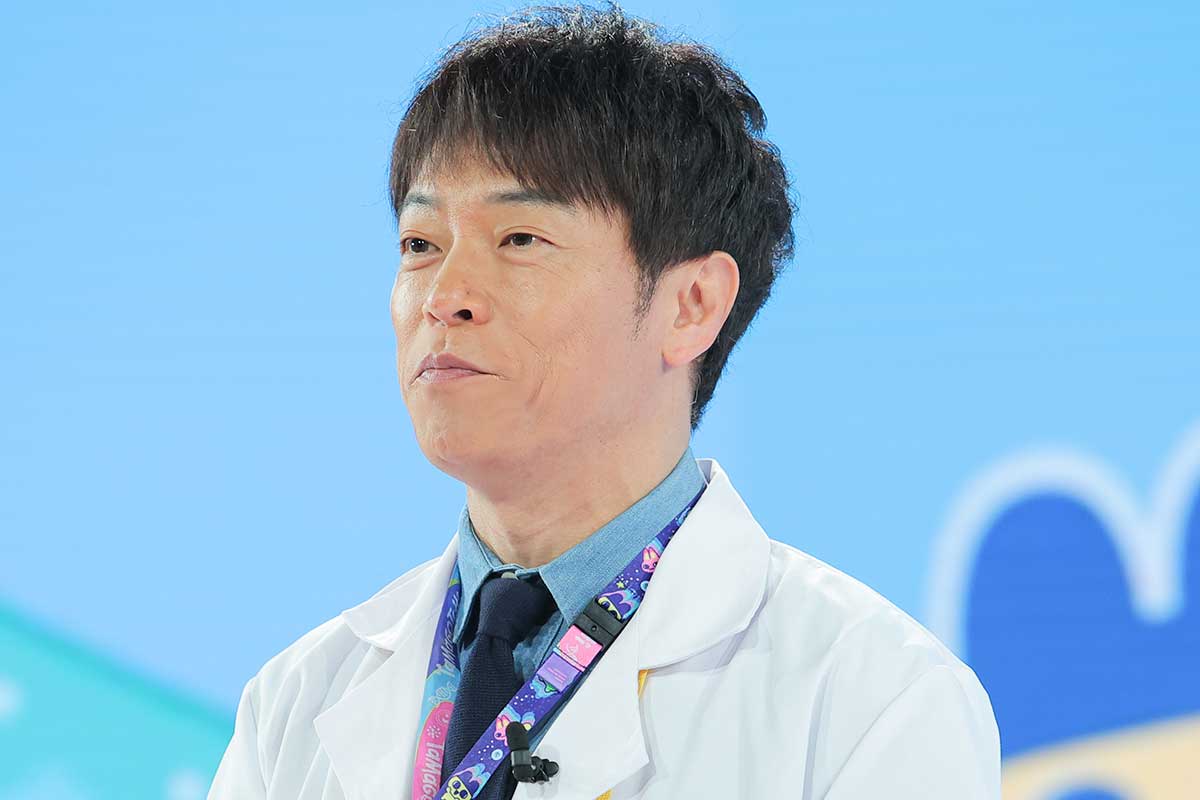新作発表会に登壇した陣内智則【写真:ENCOUNT編集部】