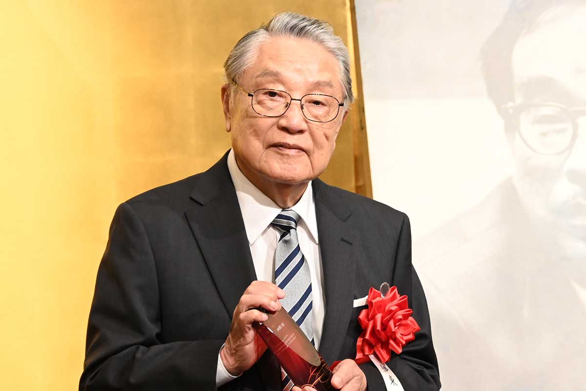 授賞式に出席した伊東四朗【写真:ENCOUNT編集部】